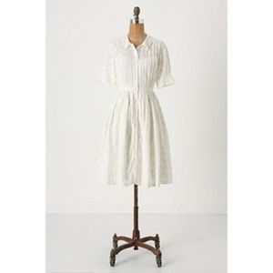 Anthropologie sunrise lace shirt dress